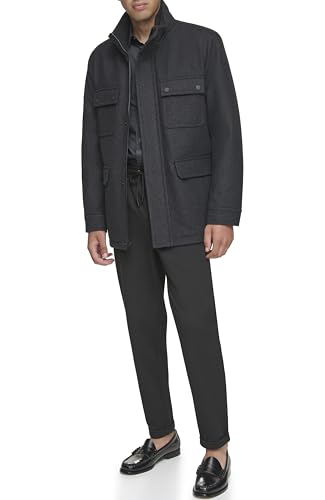 Image of Andrew Marc Men's Andrew Marc Men's Wool Coat - Mid and Full Length