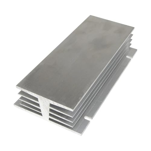 POWTAXBJGD FHSI04-185W White 185 * 94 * 40 mm 40A Three Phase Solid State Relay SSR Aluminum Heat Sink Radiator
