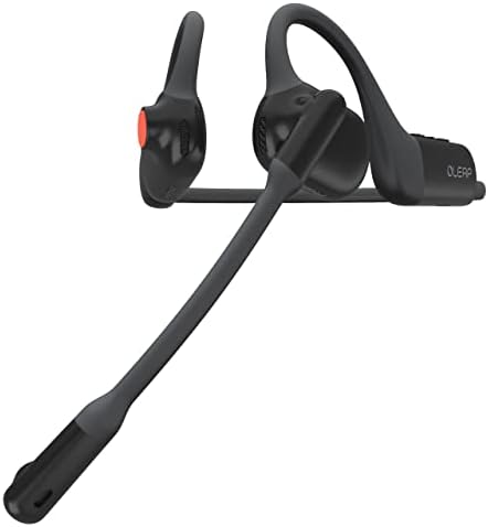oleap Pilot Open-Ear Headset with 50dB Noise Canceling Boom Microphone,Lightweight Bluetooth Wireless Headphone with Mute for Trucker,Office,Call Center,Seamless Switching Mobile & PC-Headset Only