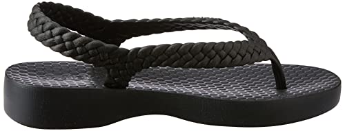 Sandália Carol Light Curve, Plataforma, Azaleia, Preto, 35