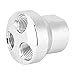 Air Hose Connector, BSPP 3 Way Air Hose Quick Pneumatic Equipment Pneumatic Accessories Connector Coupler Female, Industrial Air Cylinder Accessories