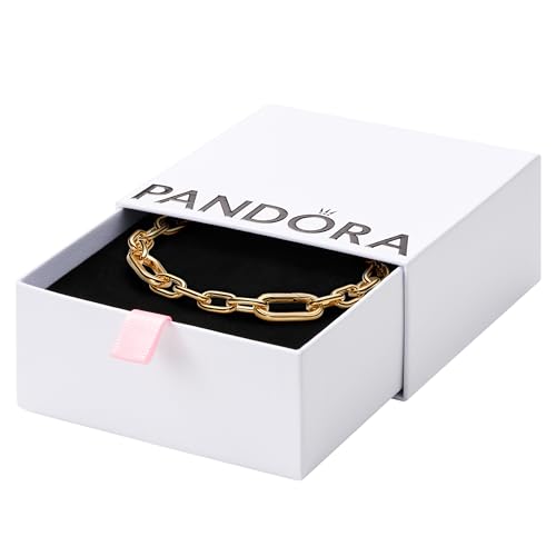 PANDORA ME Small-Link Chain Bracelet - Compatible ME Jewelry - Gift for Her - 14k Gold Plated - with Gift Box - 9.1