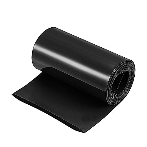 Gaine thermorétractable PVC 90mm contre les courts-circuits de batterie noire