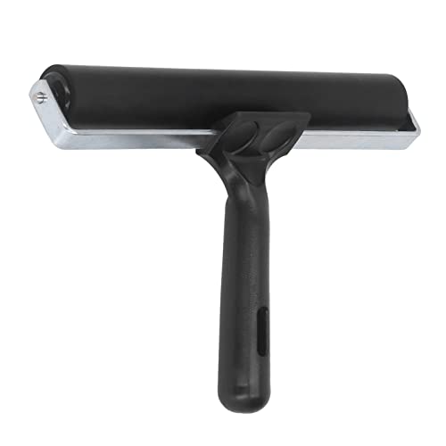 20cm Brayer Roller,Soft Rubber Roller Art Ink Hand Roller Stamping Tool for Ink Paint Block Stamping Gluing Printmaking Painting Crafting