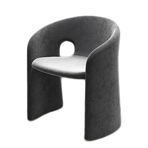 UYKUM Sillas de respaldo informales, sillas de comedor de franela de lujo para cocina, hogar, silla de comedor creativa, silla de respaldo, silla de sala de estar