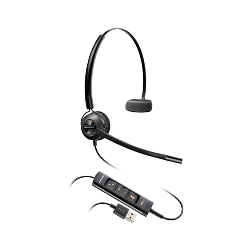 POLY EncorePro 545 Casque USB-A/C Monaural idéal pour le télétravail dynamique - 4