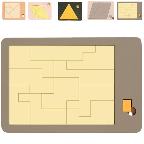 Triangle Puzzle, Solving The Wooden Block Puzzle Challenge: The Ultimate Logic Test for Spatial Reasoning，Crack The Code of The Vanishing Shapes(Rectangle)