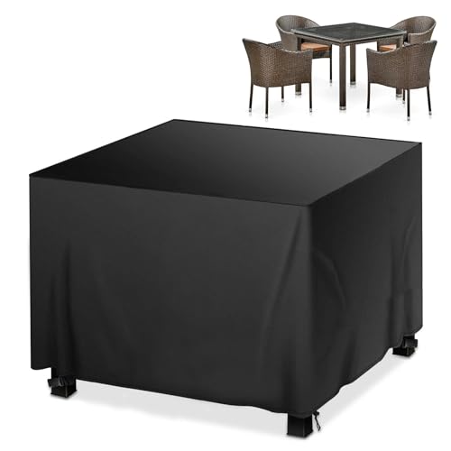 GROOFOO Housse de protection pour meubles de jardin, 90 x 90 x 90 cm, tissu Oxford 420D, imperméable, résistante à l'hiver, protection UV, housse de protection pour meubles de jardin