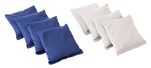 YardParty Cornhole Bean Bag - Set of 8 - Double-Stitched - Includes Carry Bag