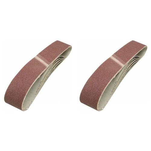 Silverline 463484 5 bandes abrasives 50 x 686 mm Grain 80 (Lot de 2)