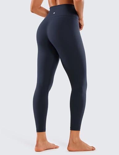Image of CRZ YOGA Naked Feeling Leggings 25'' | Sleek, Decent Compression, Yoga, Hidden Waistband Pocket, for Women