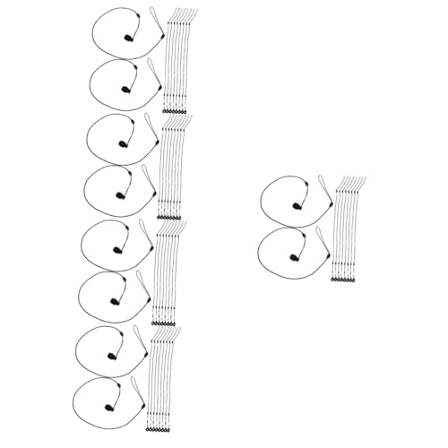 Cordon élastique anti-perte extensible SHINEOFI avec anneaux flexibles de fixation