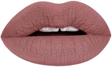 Matte Liquid Lipstick | Grey Brown Lip Color, Greige, Vegan, Cruelty-free, Waterproof, Long-Lasting, Dye and Lead-Free Lipstick (Sepia Brown)