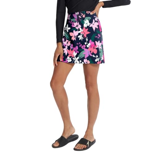 Speedo Maiô feminino leve, Rosa violeta hibisco, GG