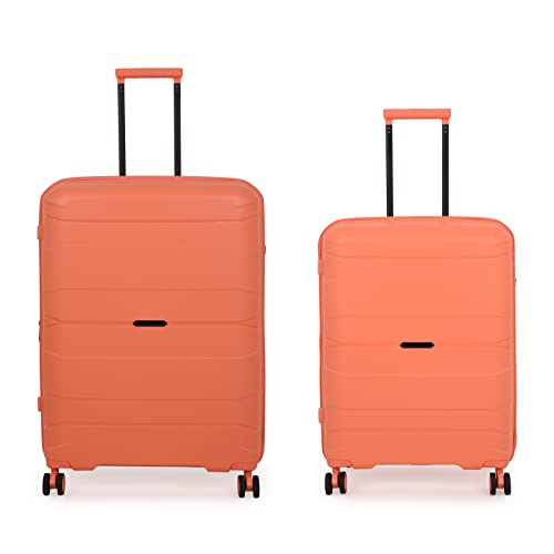 Image of it luggage Momentous Fusion Coral Set of 2-Large & Medium-28 & 24 inches Expandable Polypropylene Hardsided with TSA Lock & Wet Pouch Inside 8 Wheel Trolley Bag
