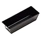 IBILI Kuchenform Moka rechteckig 14x7x4,8 cm, Stahlblech, schwarz, 14 x 7 x 4.8 cm