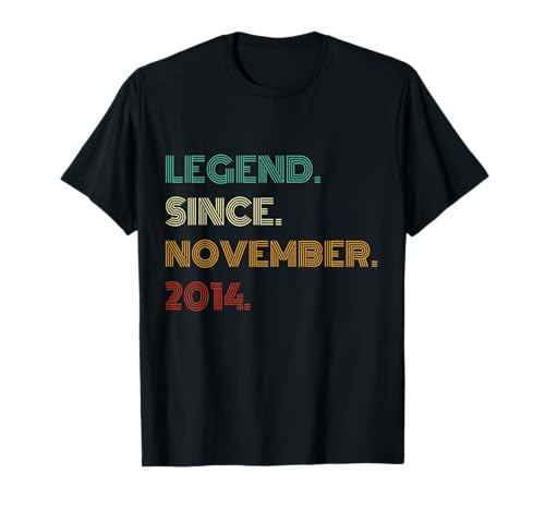 11 Years Old Legend Since November 2014 11th Birthday T-Shirt 11 Years Old Legend Since November 2014 11th Birthday T-Shirt