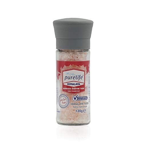 Purelife Aegean Sea Salt Iodized Kosher Unrefined – 1.76 Lbs & Himalayan Kosher Salt Pink Coarse Unrefined-Crystal Rock Salt-4.23Oz #TOP2