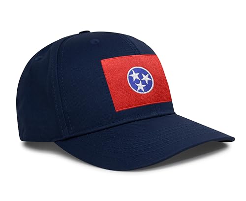 Image of International Tie State Hat for Men and Women, Adjustable Snapback Trucker Baseball Cap with Embroidered Patch