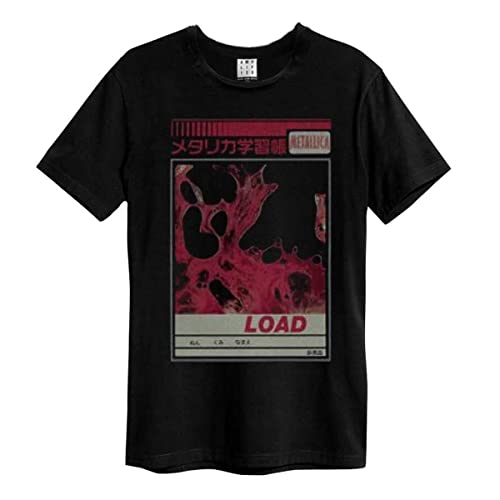 T-shirt Metallica Load Black Amplified pour en finir avec les hauts de rock rigides