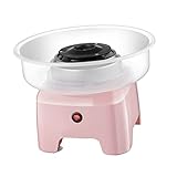 ZJchao Macchina da Caramelle in Cotone, Macchina Filo di Caramelle, Filo di Caramella, per Zucchero in Cotone in Plastica in Plastica Rapida per la Casa per Bambini (PINK)