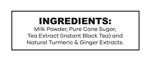 Quiktea Chai Latte, Turmeric Ginger, 100 Count #TOP5