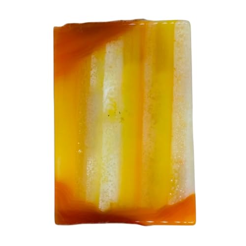Gemme agate naturelle orange pour fabriquer bague et pendentif