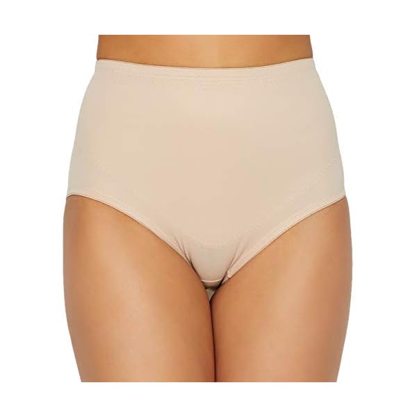 Miraclesuit Flexible Fit Extra Firm Control Brief, L, Nude