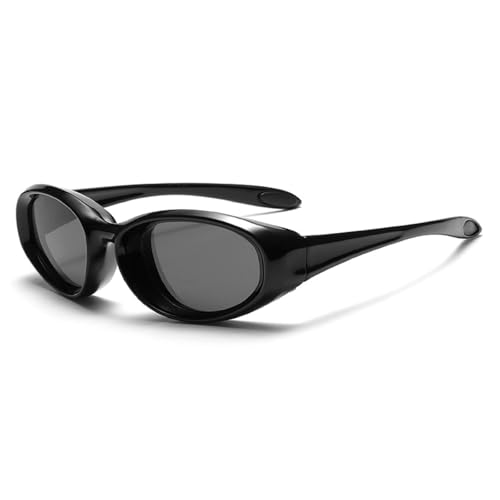 Oval Mask Punk Sunglasses Women Men 2025 Luxury Vintage Irregular Sun Glasses UV400 Eyewear Goggle 194033