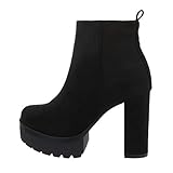 High Heel Stiefeletten für Damen sorgen für einen eleganten Hauch von Sexappeal. Je nachdem wie auffällig sie sein sollen, gibt es sie in klassischem Schwarz und Braun oder aber eindrucksvoll in Lack. Als echtes Must-Have sehen die femininen Schuhe besonders toll zu engen Hosen, Jeans, langen Kleidern und Mänteln aus. Wer sie noch nicht im Schrank stehen hat, sollte sich schleunigst welche anschaffen.