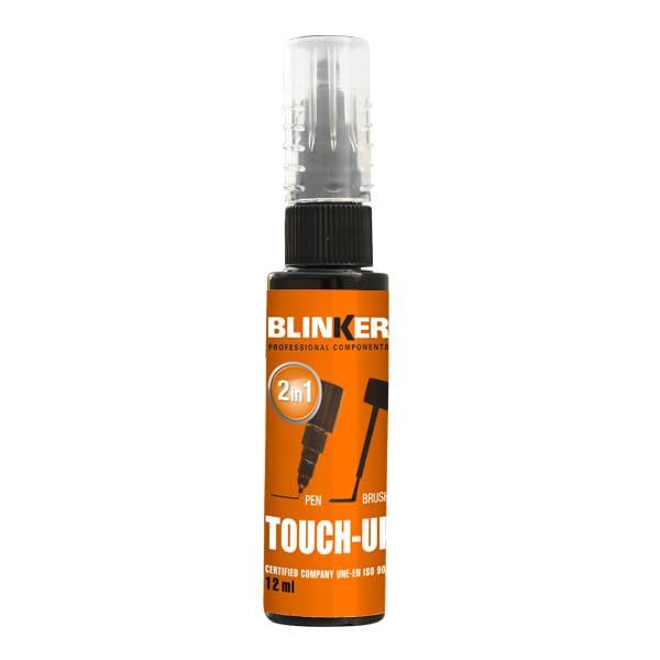 Reparador de Arañazos para Coche 2 en 1 – Rotulador y Pincel con Pintura de Retoque Precisa – Alta Cubrición y Resistencia – 12 ml (Aluminio RAL 9006)