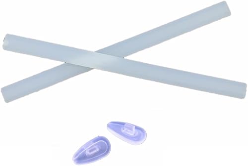 Miniatura 6 de Kit de repuesto de calcetines para las orejas y almohadillas para la nariz compatibles con los marcos de lentes de sol Oakley Tincup OX3184 (solo