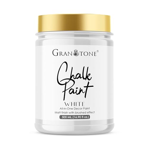 Image of GRANOTONE Chalk Paint White 500ml Matte Finish