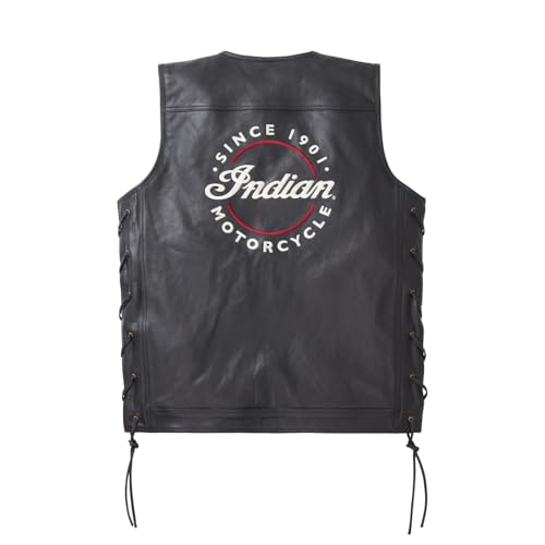Indian Motorcycle Men's Western Vest, Black2
