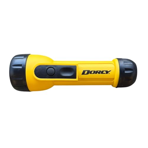 Dorcy Heavy Duty Worklight Flashlight with Batteries, 41-2350 , Yellow