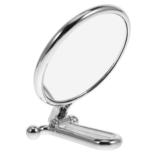 Espejo compacto redondo plegable para maquillaje 2 pcs miniatura 3