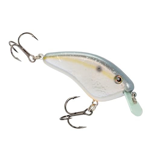 Strike King Hardliner Fishing Lure, Flat-Sided Crankbait, Sexy Shad 2.0