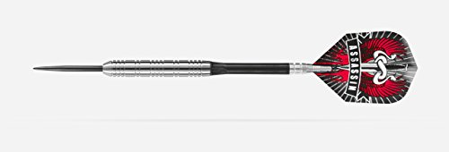 Harrows Men's Assassin Tungsten Darts, Silver, 38G #TOP2