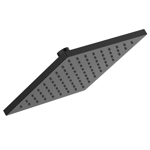 Image of Karsen Contemporary Single-Function Shower Head for Bathroom, Matte Black, Design House 594689