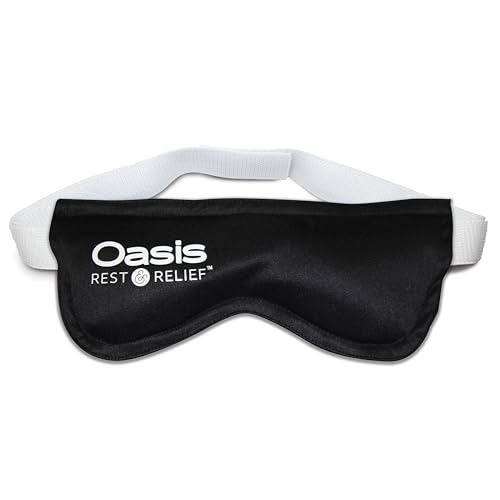 OM8000 - Oasis Rest & Relief® Hot and Cold Therapy Adjustable Eye Mask | Soothing Relief | Compress for Dry Eyes