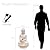 G-LEAF Zen Style Meditating Buddha Statue Water Fountain Outdoor 31'' Tall Patio Garden Water Fountain with LED Light and Submersible Pump Yard Art Decor