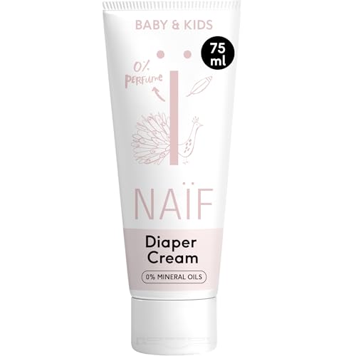 Naïf luiercrème ongeparfumeerd - 75ml - voor baby's en kinderen - natuurlijke ingrediënten