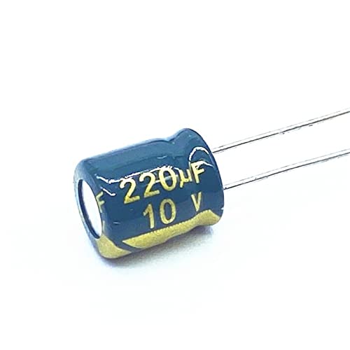 Condensateur 220uF 10V résout les pannes de signal électrique faible ESR 6x7mm