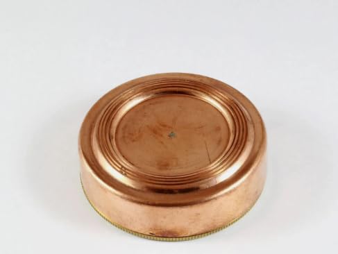 Brújula náutica de latón pulido artesanal con estuche de cuero miniatura 3