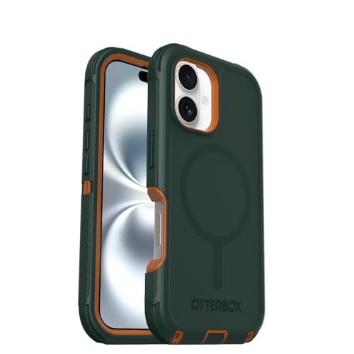 Image of OtterBox iPhone 16 Defender Series Case for MagSafe - Green Intrigue