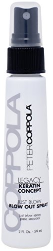 Peter Coppola Keratin Concept Just Blow – Blow Dry Spray – Heat Protectant Spray for Hair – Reduces Blow Dry Time, Smoothes and Straightens all Hair Types - Conditions and Adds Shine, Travel Size 2 oz Peter Coppola Keratin Concept Just Blow – Blow Dry Spray – Heat Protectant Spray for Hair – Reduces Blow Dry Time, Smoothes and Straightens all Hair Types - Conditions and Adds Shine, Travel Size 2 oz