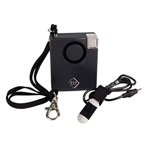 Preisvergleich Produktbild kh security Mobilalarm Schutzalarm mit 3 Funktionen, schwarz, 100101