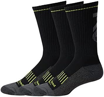 Timberland PRO mens 3-pack Crew Socks Crew Sock (pack of 3)