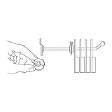 White Plastic Inventory Control Clips, Bag of 250