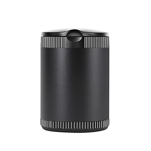 MRKU Cendrier de Voiture en céramique créatif avec Couvercle Multifonction et éclairage intégré, 102 x 65 mm